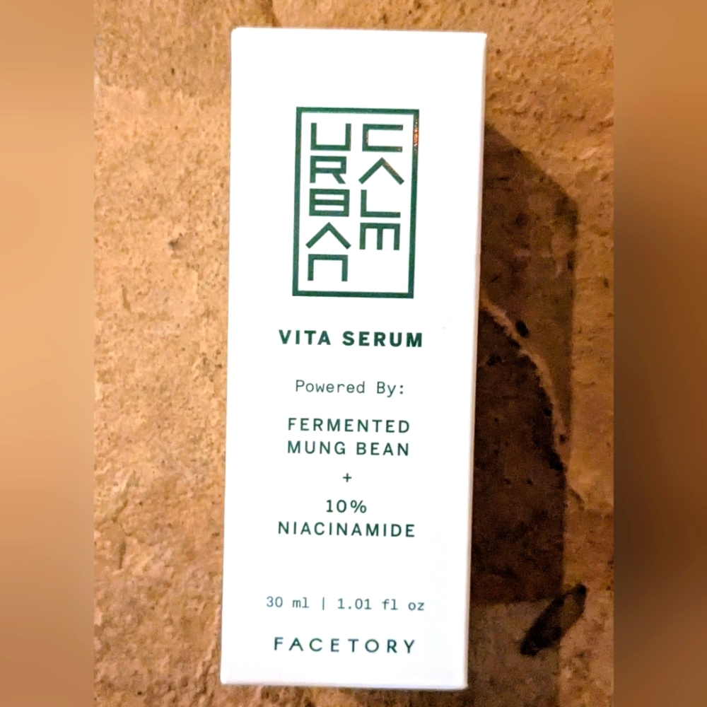 Urban Care Facetory Vita Serum 10% Niacinamide Fermented Mung Bean Korean skin